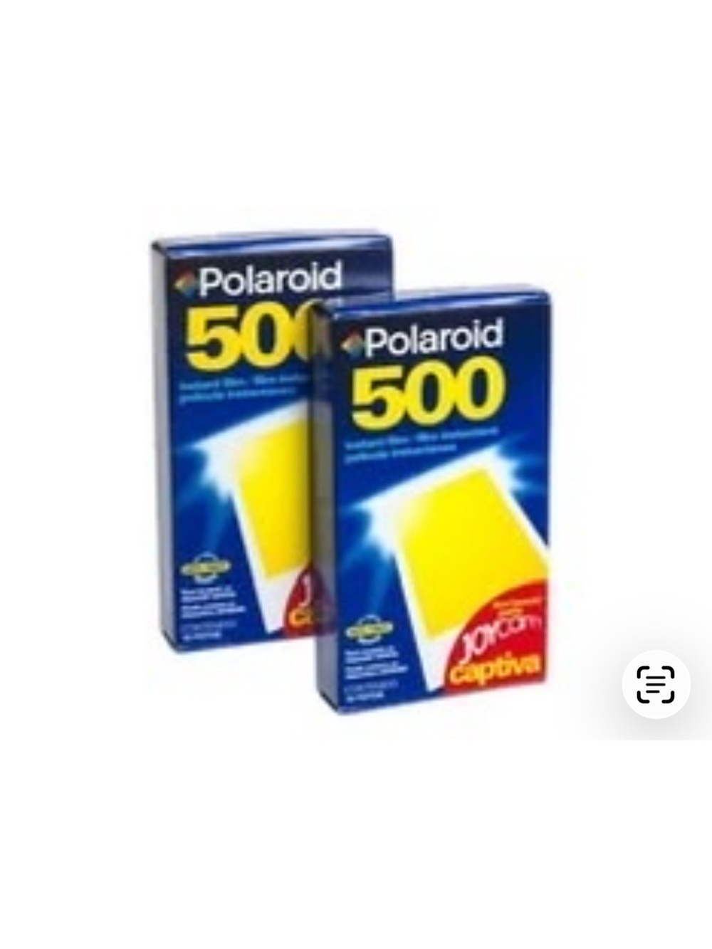 NWT Two Packages of Polaroid 500 Instant Film